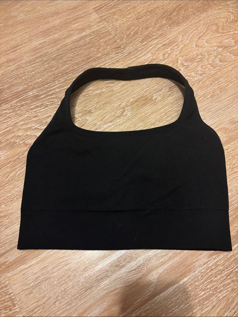 Fabletics Black Seamless Sports Bra